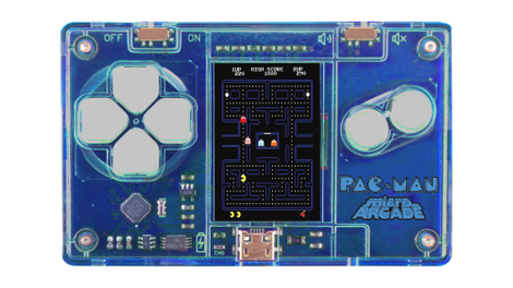 Illustration for article titled This Tiny Pac-Man Game Is the Size of a Credit Card